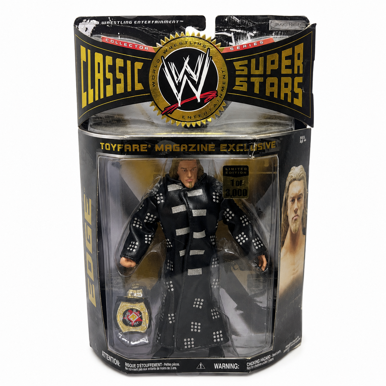 Edge WWE Classic Superstars Toyfair 1 of 3000 Action Figure Jakks