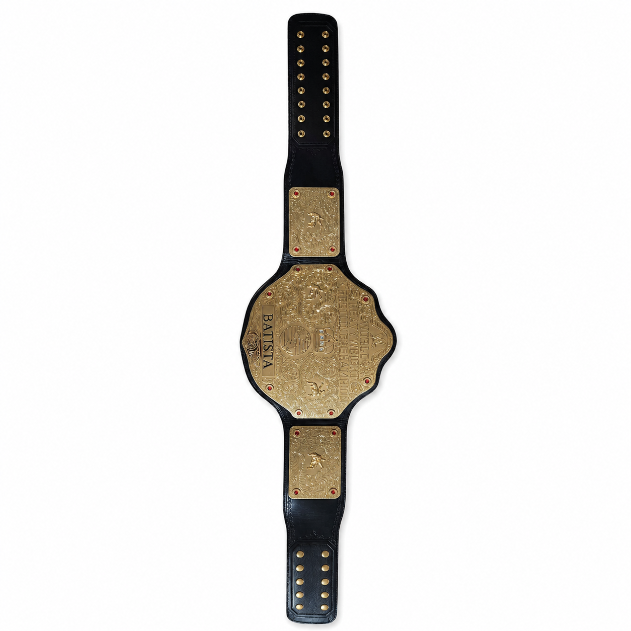 WWE World Heavyweight Championship Batista Nameplate Replica Title Belt Authentic FTC