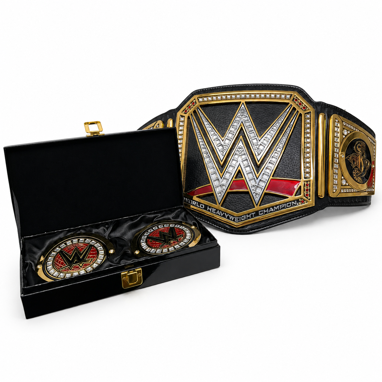 WWE World Championship w Randy Orton Side Plates Replica Title Belt WWE Shop