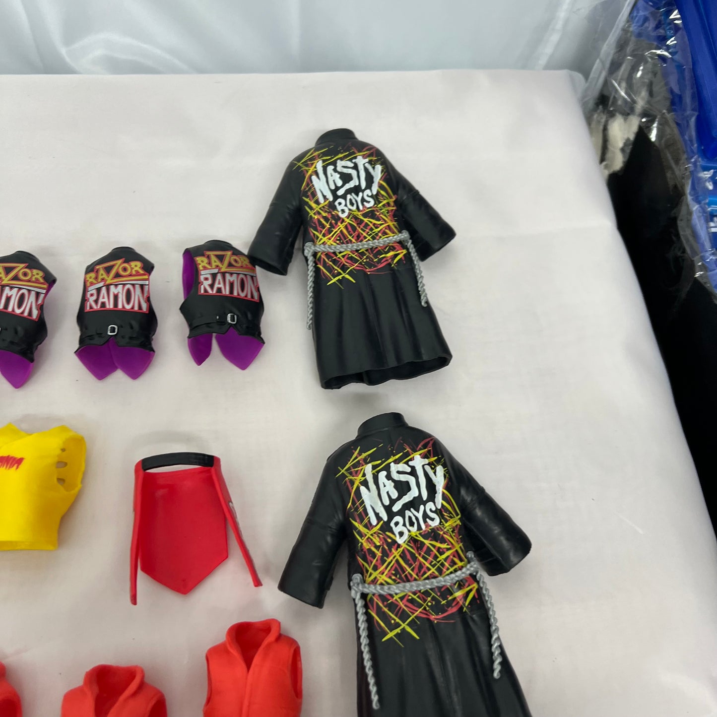 Jackets, Shirts, Clothing Accessories for WWE Action Figures for Customisers Lot