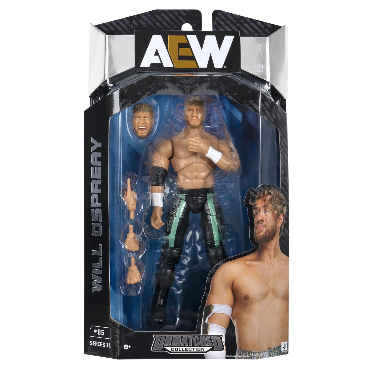 Will Osprey AEW Unmatched 11 Action Figure - Scale WWE