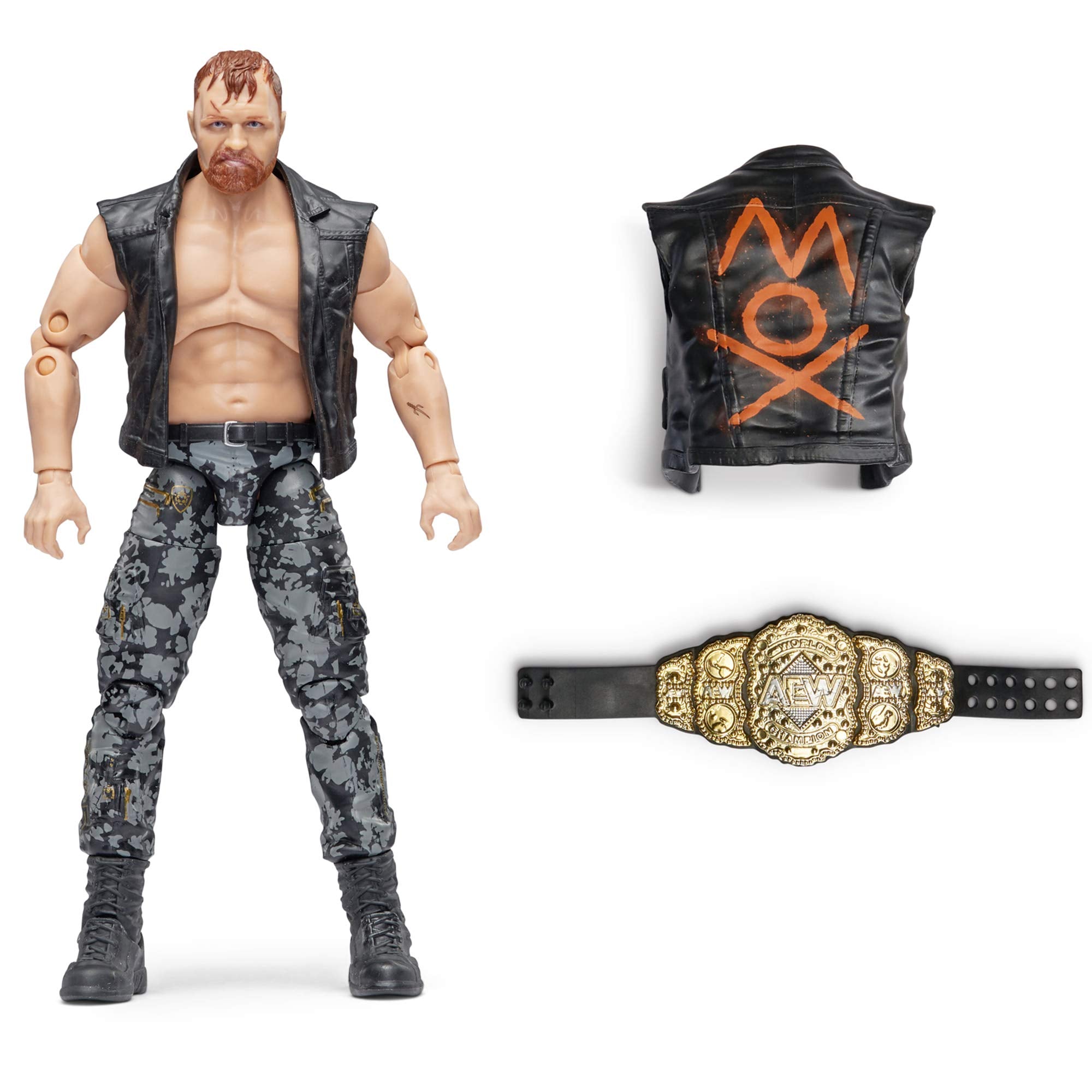 Jon Moxley AEW Unrivaled 2 Out Of Box Action Figure Scale WWE