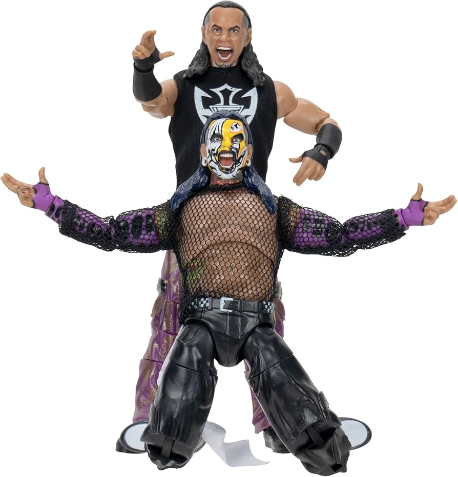 AEW Jeff Hardy & Matt Hardy 2 Pack Amazon Exclusive 2 Pack Out Of Box Action Figure Jazwares 4