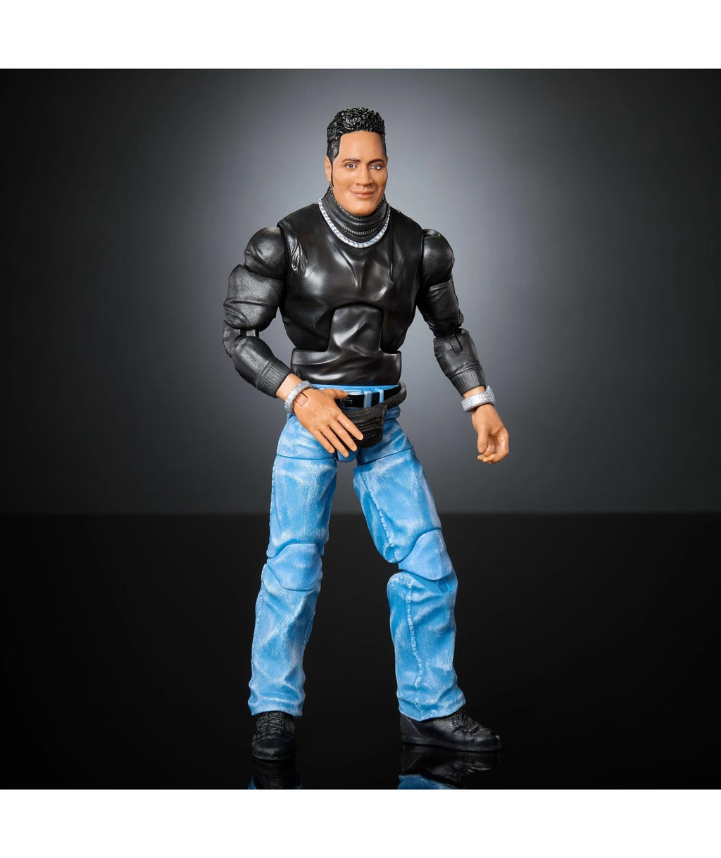 The Rock WWE Elite Exclusive Bag Retro Iconic Look Turtleneck Action Figure
