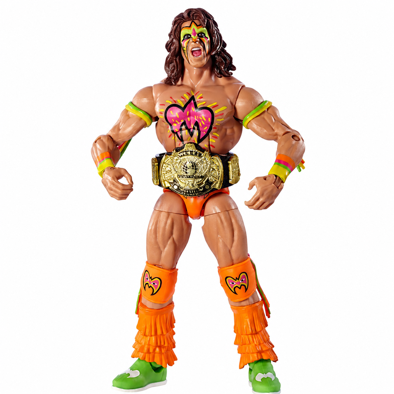 Ultimate Warrior WWE Elite Flashback Lost Legends Out Of Box Action Figure Mattel 4