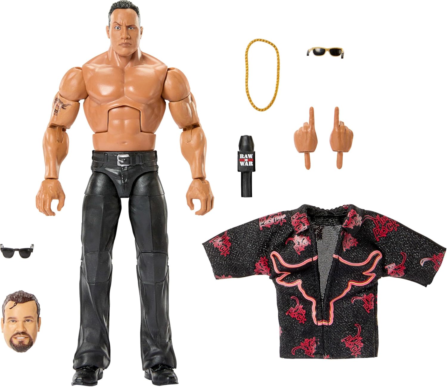 The Rock WWE Elite Monday Night Wars Series 9 Action Figure