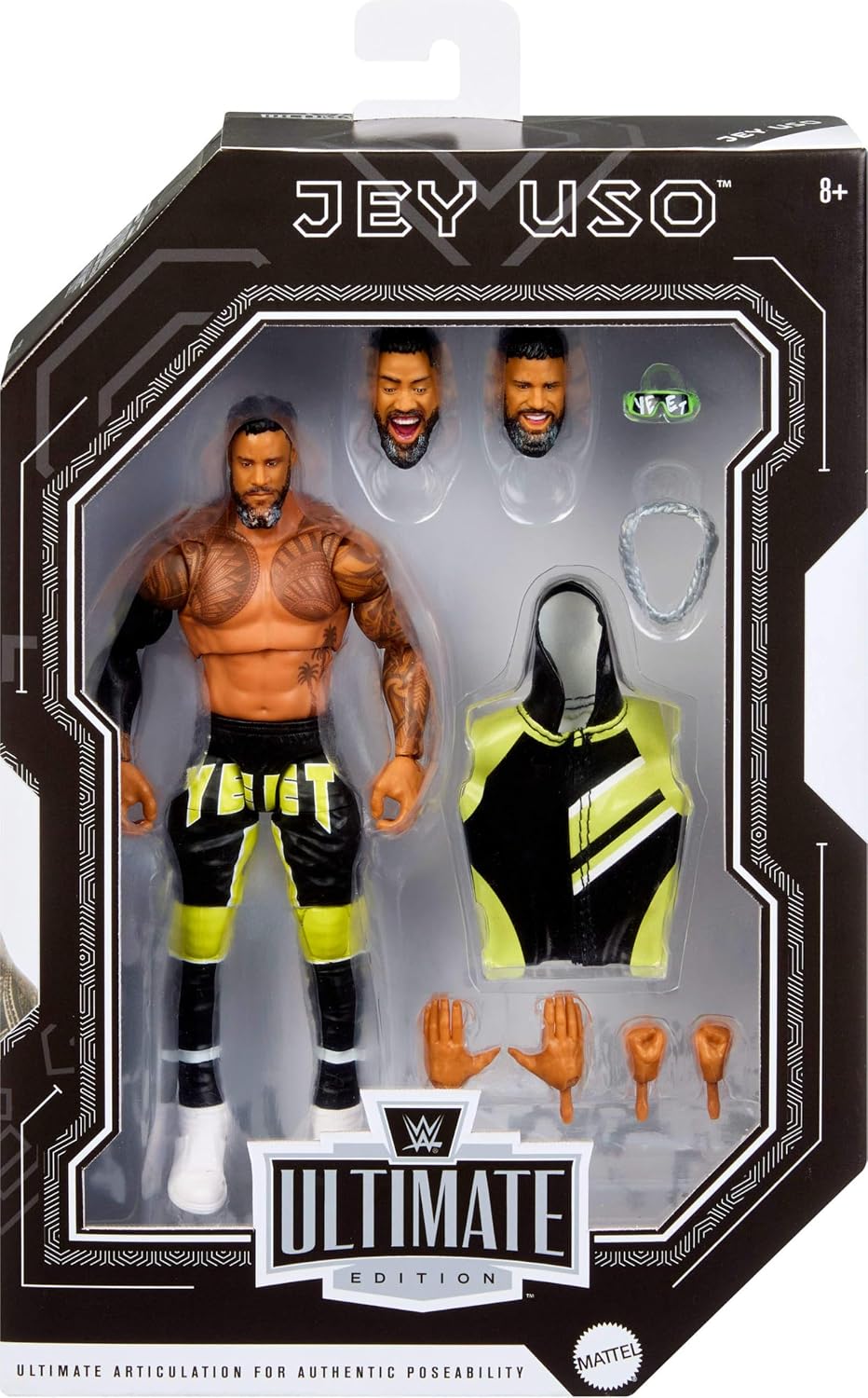 Jey Uso WWE Ultimate Edition Pay Per View Series 3 Action Figure Mattel