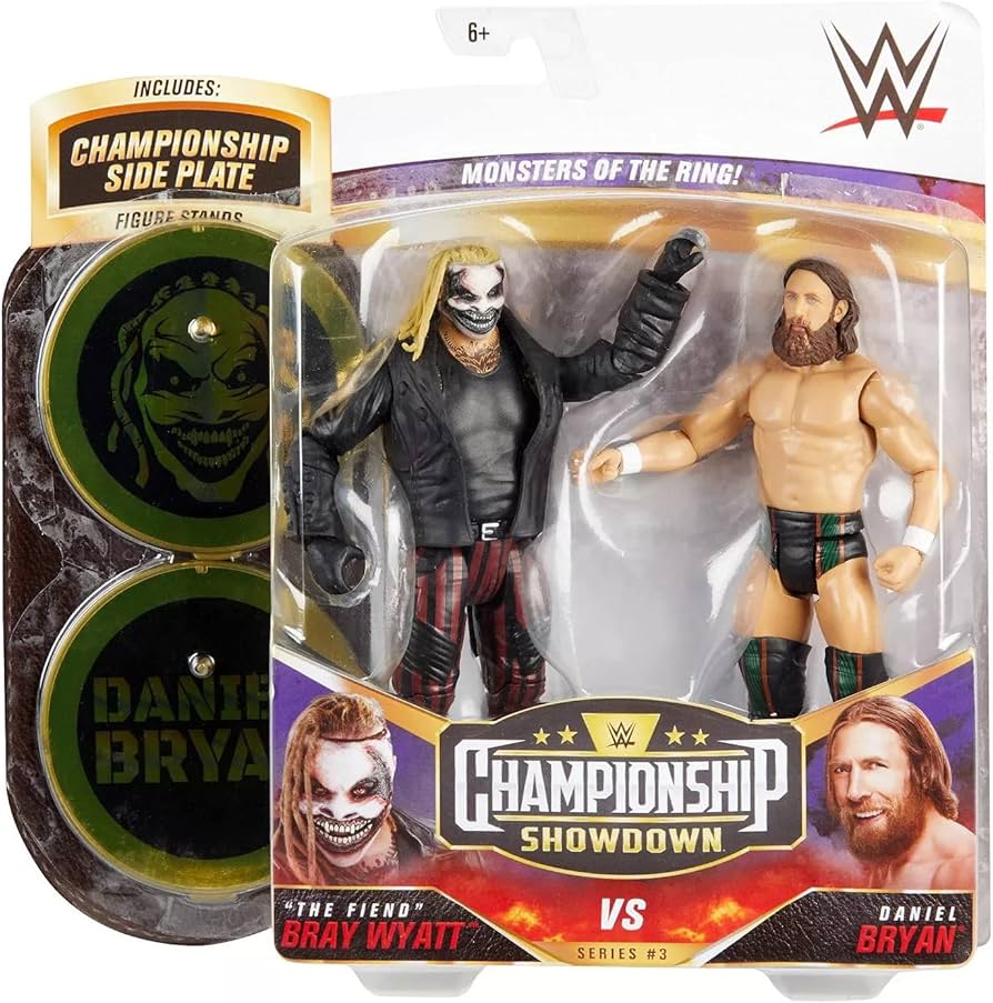 The Fiend Bray Wyatt Daniel Bryan WWE Showdown 2 Pack Action Figures Mattel