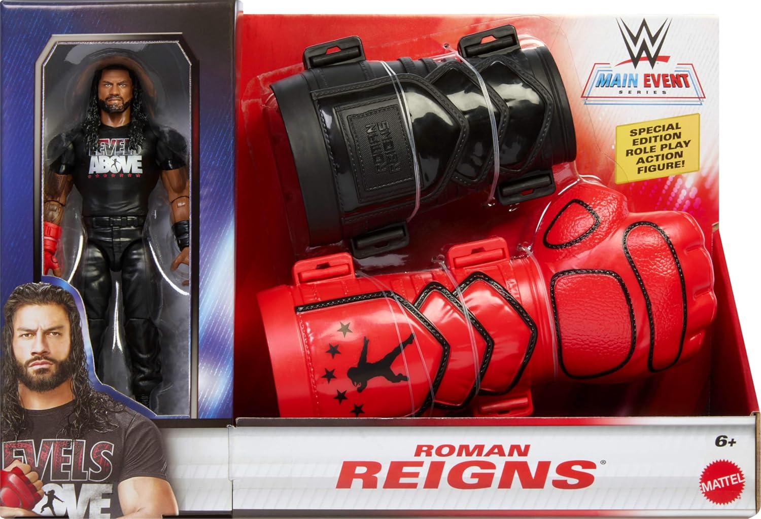 Roman Reigns WWE Roleplay and Figure Set Action Figure Glove Gauntlet