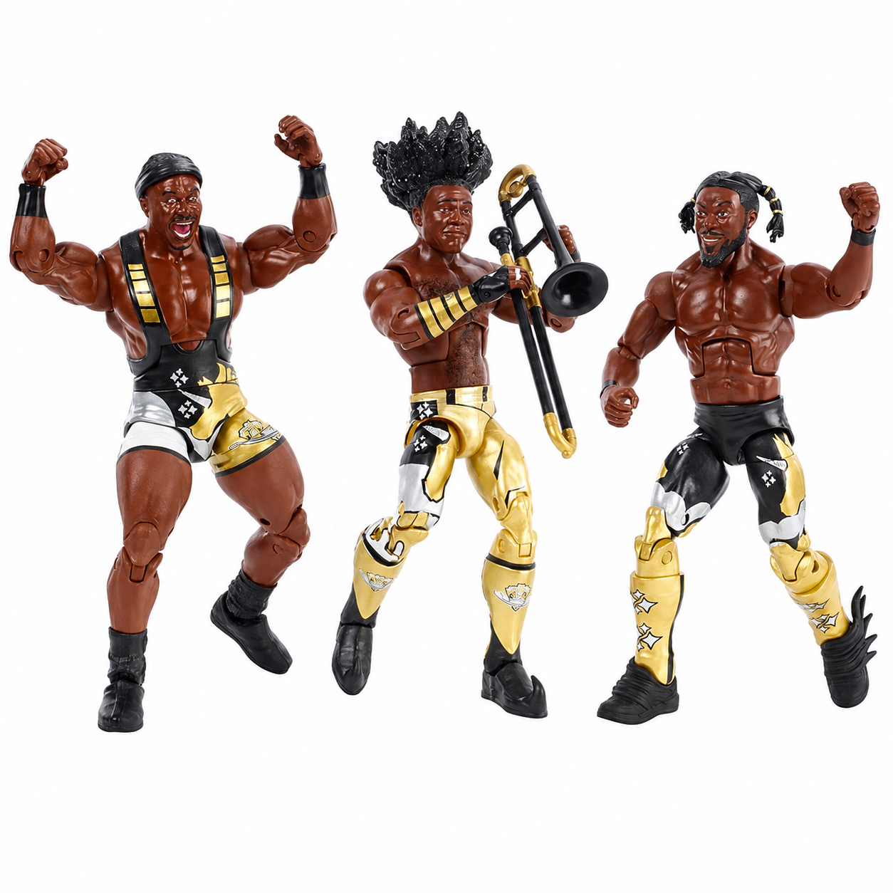 New Day 3 Pack WWE Elite WWE Out Of Box Action Figure Mattel