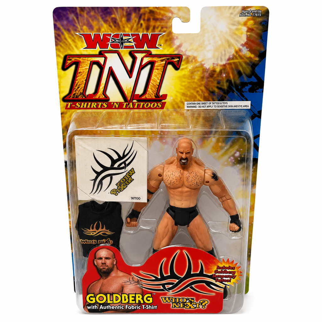 Goldberg WCW TNT Toybiz Action Figure Scale WWE