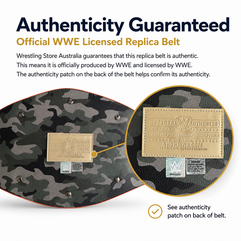 WWE John Cena Signature Series Championship Replica Title Belt WWE Authentic