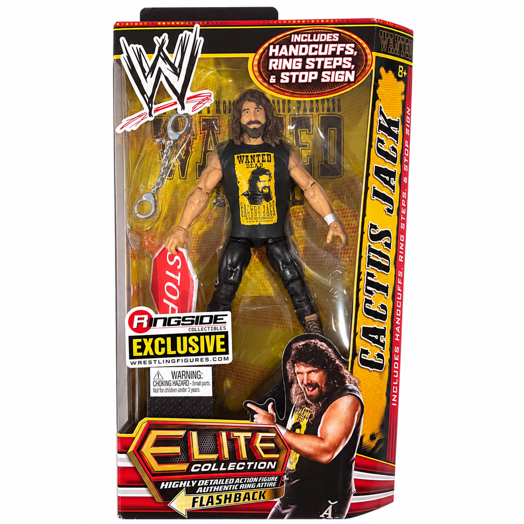 Cactus Jack WWE Elite Ringside Exclusive Action Figure Mattel