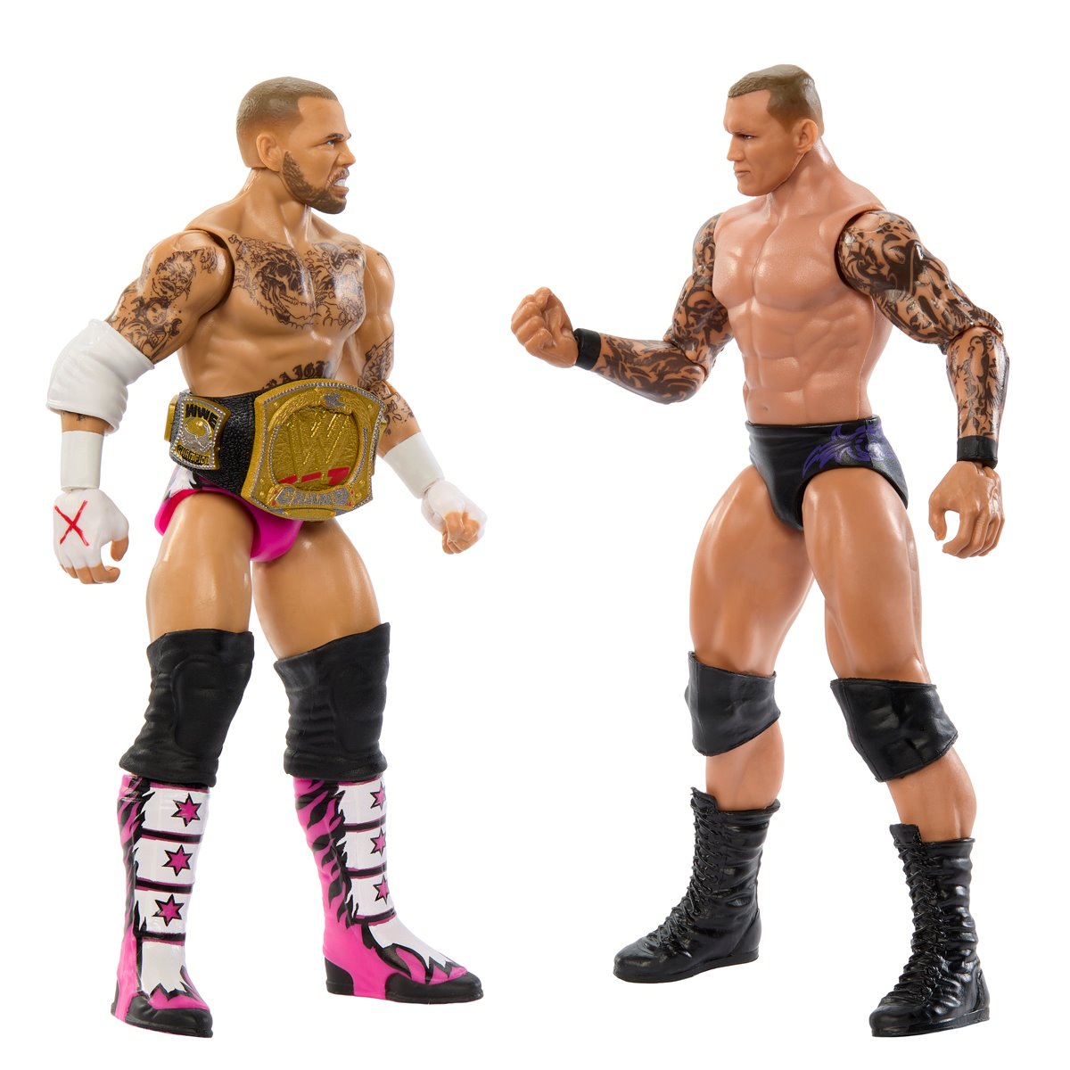 CM Punk and Randy Orton - WWE Main Event Series 19 2 Pack Action Figures