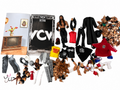 WWE Massive Fodder Lot Glasses, Heads, Hands, Torso, Clothes, Accessories etc