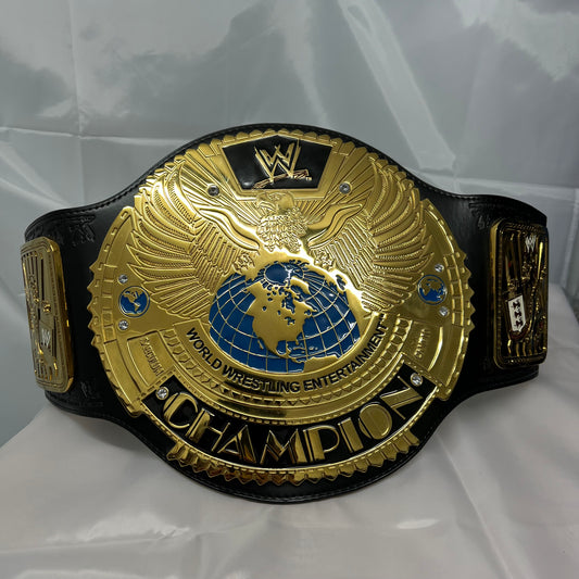 WWE Winged Eagle Signed by Kane Mankind Replica Title Belt Authentic