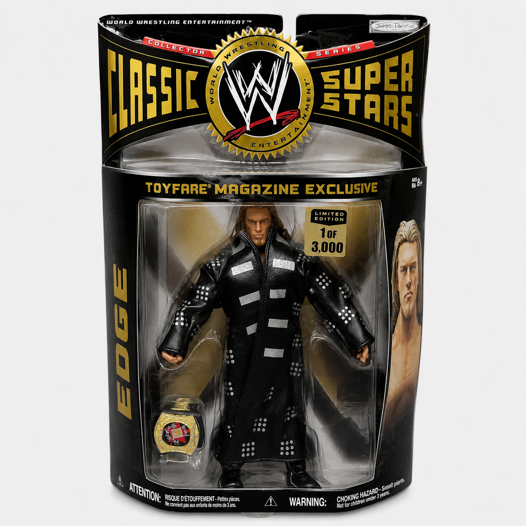 Edge WWE Classic Superstars Toyfair 1 of 3000 Action Figure Jakks
