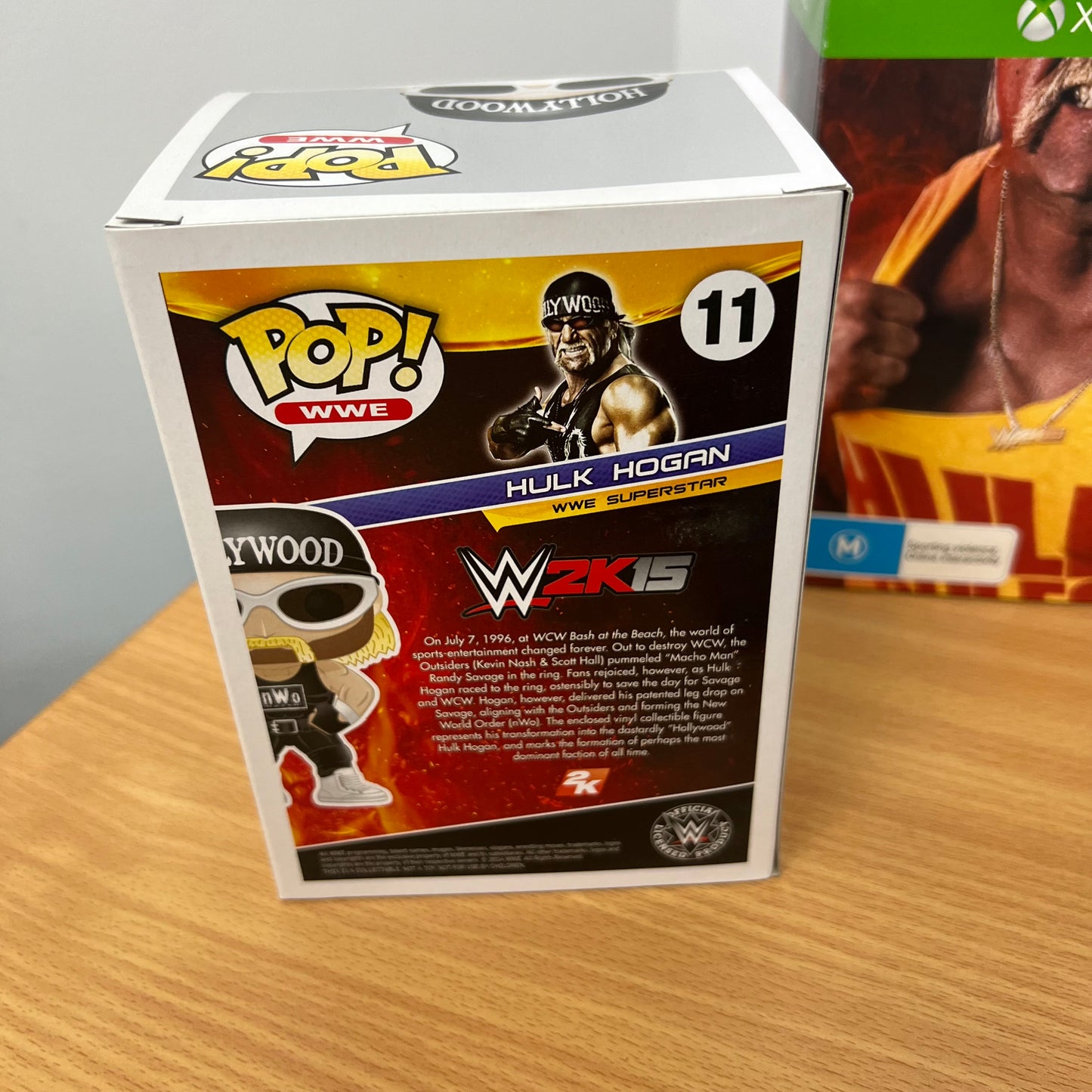 WWE 2K15 Hulkamania Edition - Signed Photo, Hollywood Pop 11, Relic Rare Merchandise