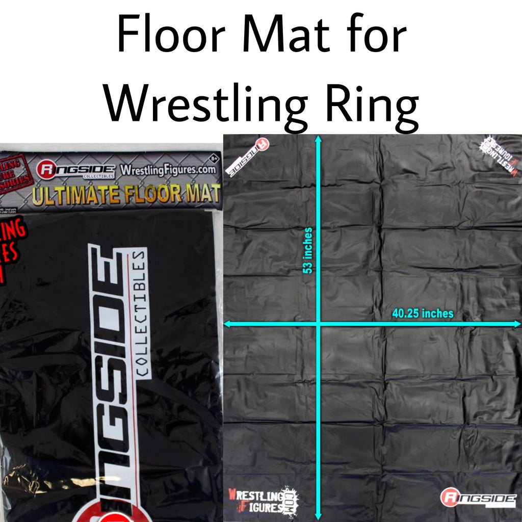 Bundle Deal - 27 Piece Ultimate Wrestling Barricade Playset & Floor Mat - Action Figure WWE AEW Playset Accessories