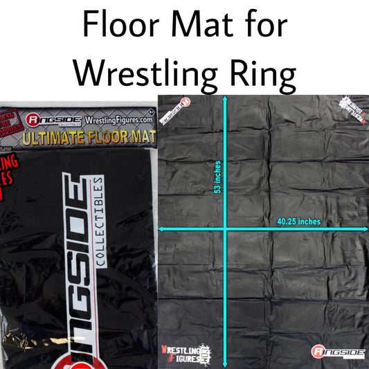 Ultimate Floor Mat for Wrestling WWE AEW Ring Set Up - Accessory Action Figure