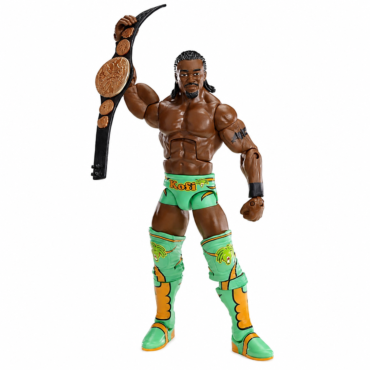 Kofi Kingston WWE Elite 17 Out Of Box Action Figure Mattel 4