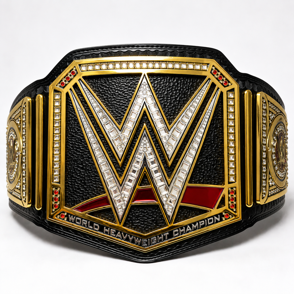 WWE World Heavyweight Championship WWE Replica Title Belt Authentic