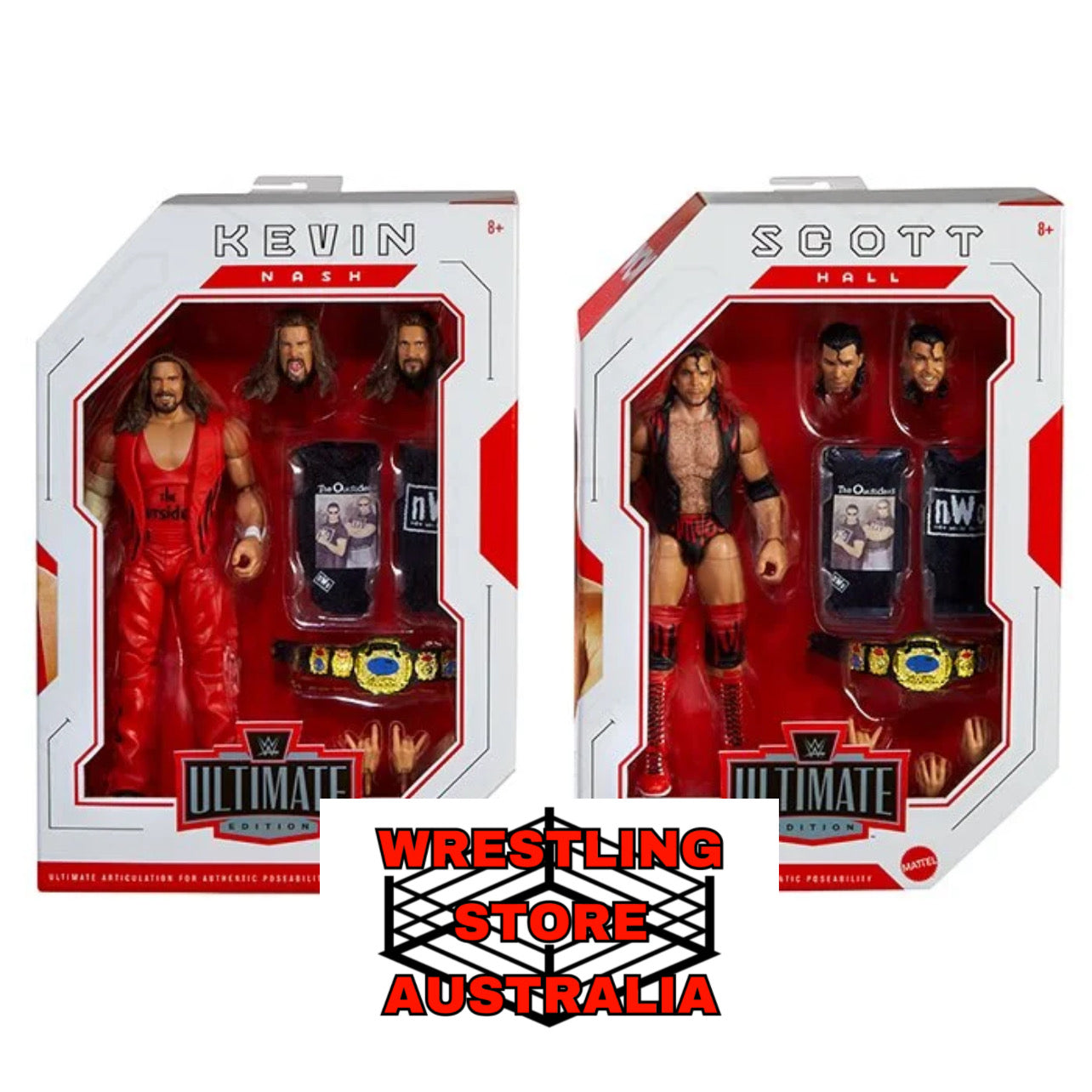 Kevin Nash and Scott Hall Outsiders NWO - WWE Ultimate Edition WCW Exclusive Figure Set WWE