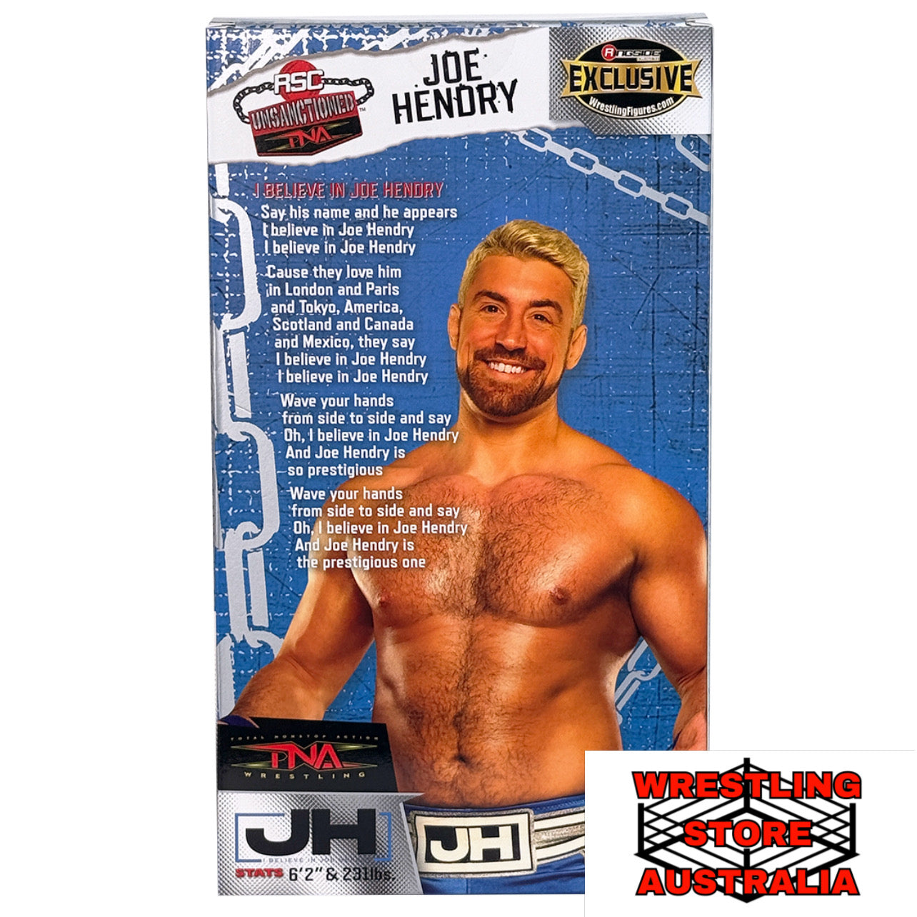 Joe Hendry I Believe Edition Action Figure RSC Unsanctioned TNA WWE Exclusive