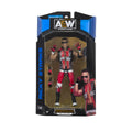 Ricky Starks Saints AEW Unrivaled Red and Black Action Figure Scale WWE