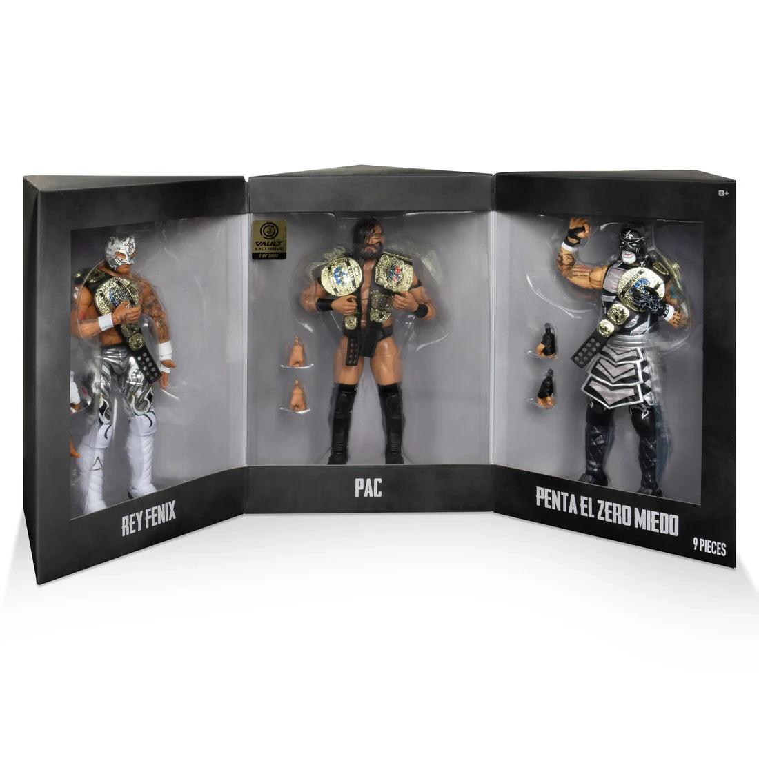 Death Triangle - ROH AEW 1 of 5000 Action Figures - Scale WWE