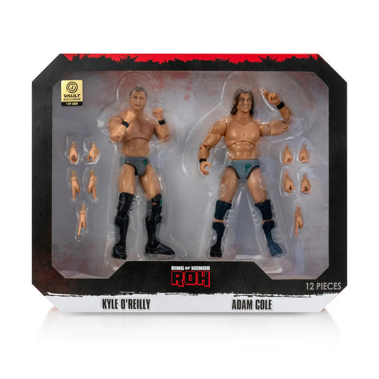 Adam Cole and Kyle O'Reilly - ROH AEW 1 of 5000 Action Figures - Scale WWE