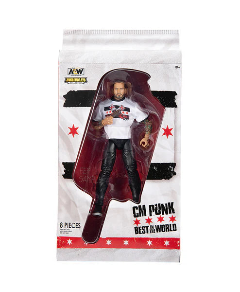 AEW CM Punk First Dance Exclusive Jazwares Unrivaled Action Figure