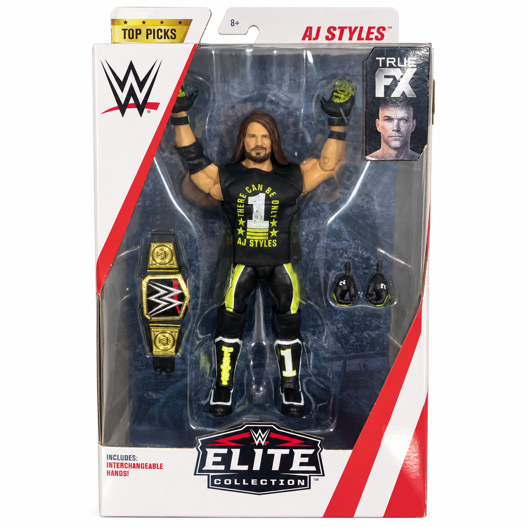 AJ Styles WWE Elite Top Picks Action Figure Mattel