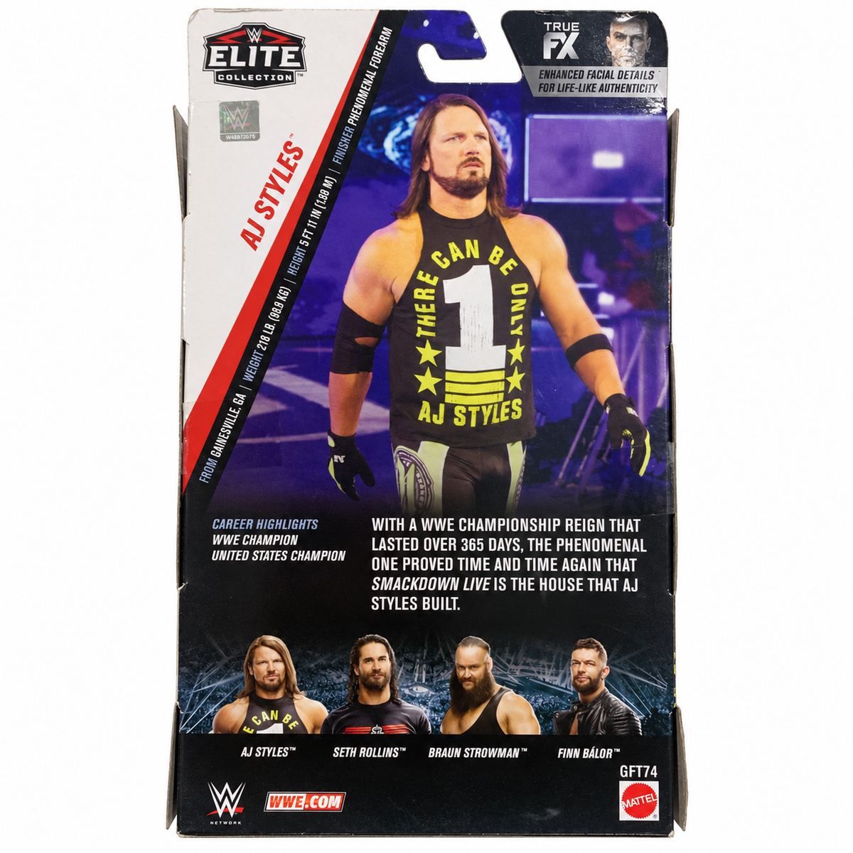 AJ Styles WWE Elite Top Picks Action Figure Mattel