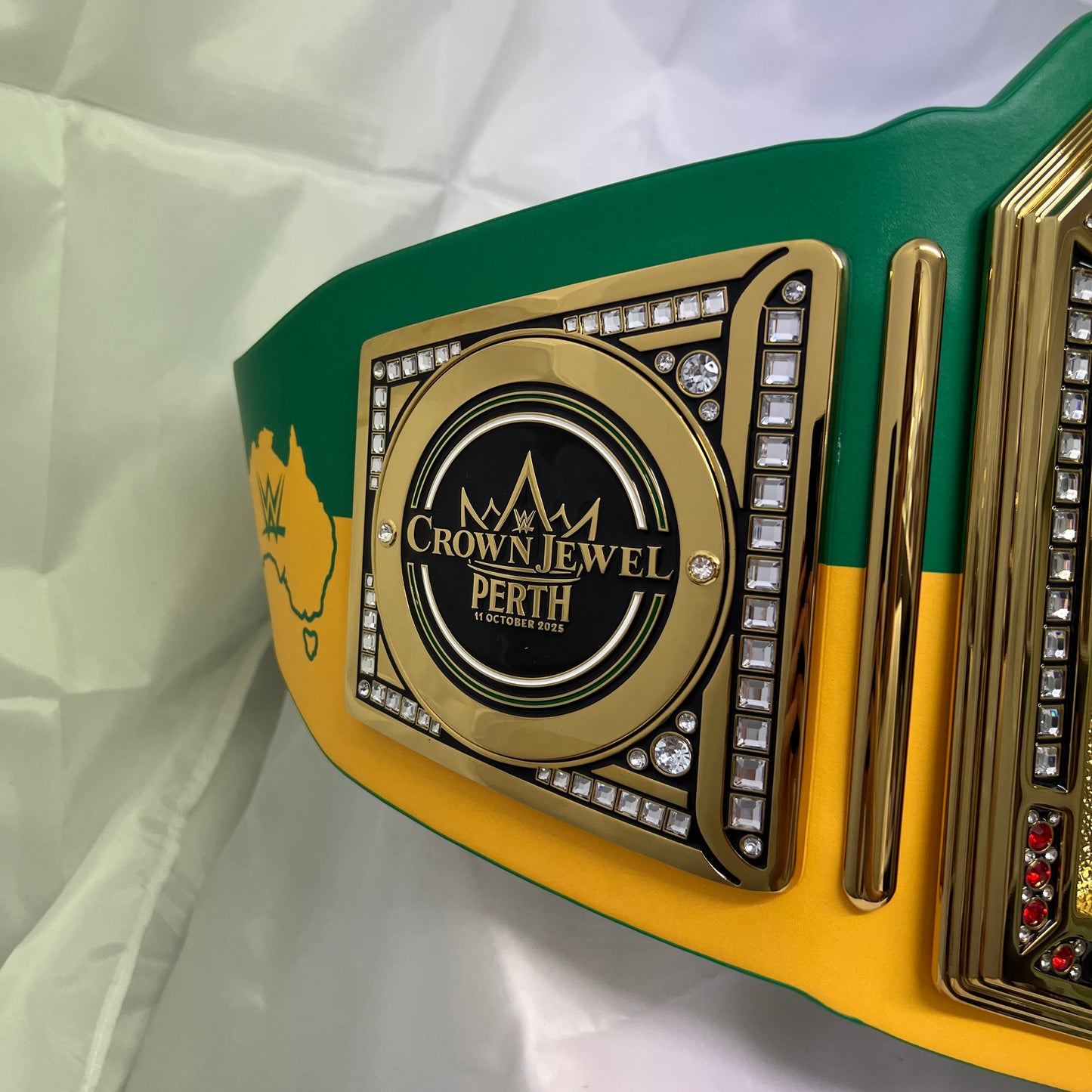 WWE Crown Jewel 2025 Limited 115 Perth Undisputed Championship Replica Title Belt WWE Shop