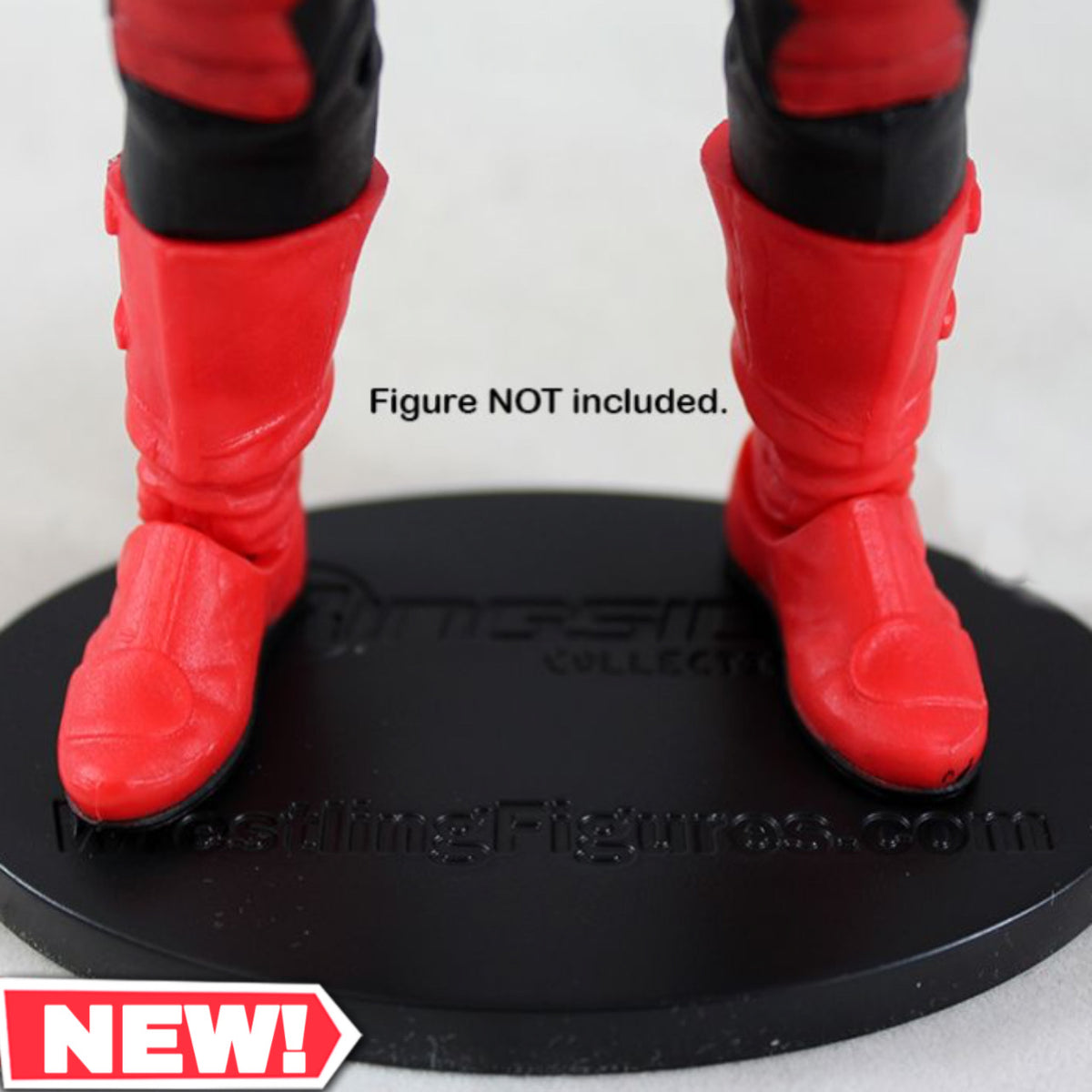 10 Pack of Display Stands for WWE Figures (Black) - Mattel Wrestling Figure Accessories Bundle