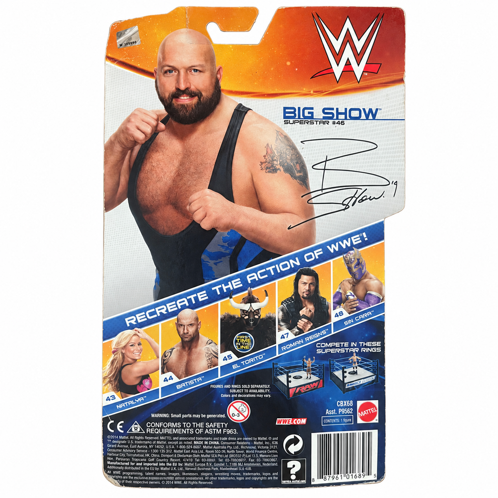 Big Show WWE Basic Series Global Superstars Mattel Action Figure