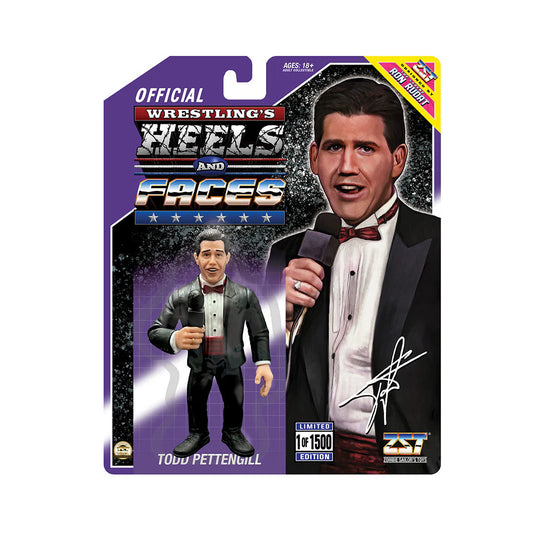 Todd Pettengill 1 of 1500 - Heels and Faces Exclusive - Scale Retro Action Figure WWE