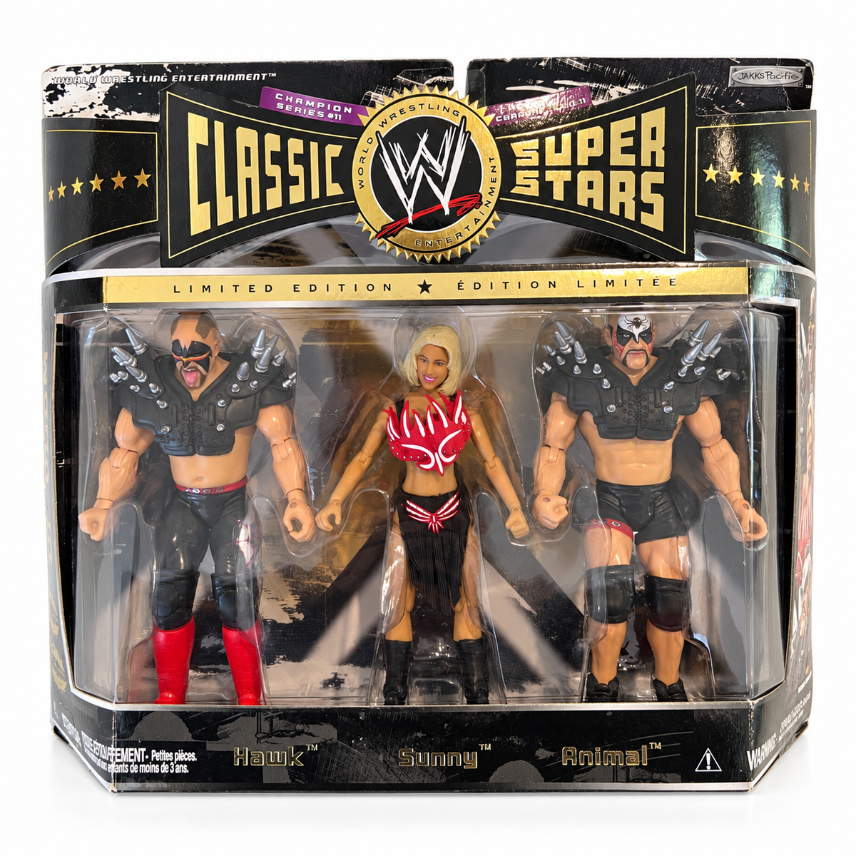 Legion Of Doom Sunny WWE Classic Superstars 3 Pack Action Figures Jakks