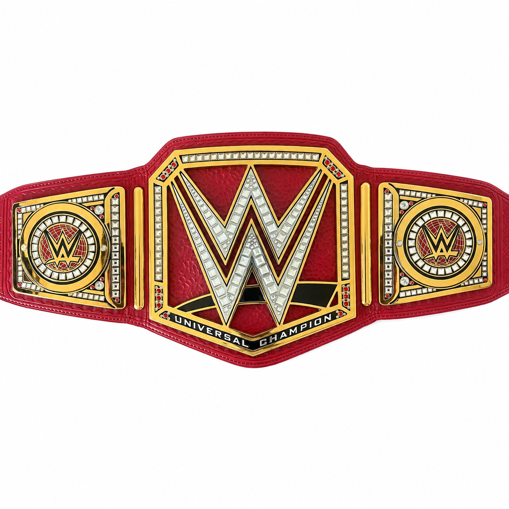 WWE Red Universal Championship Replica Title Belt WWE Shop Authentic