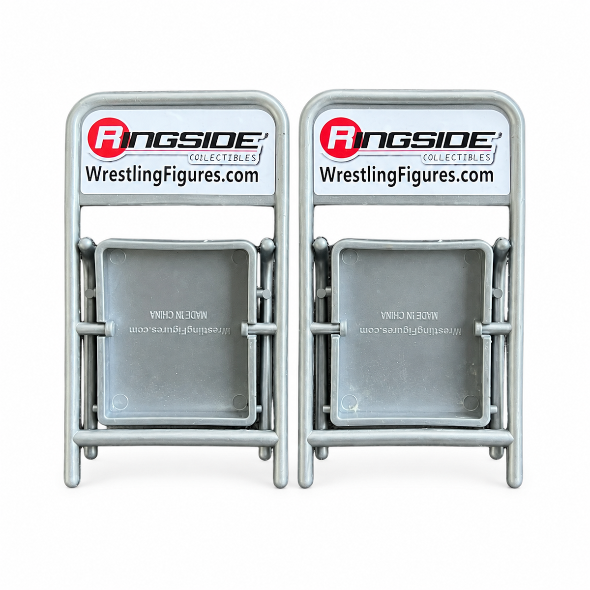 2 Steel Chairs Accessories Weapons for WWE Mattel Action Figures