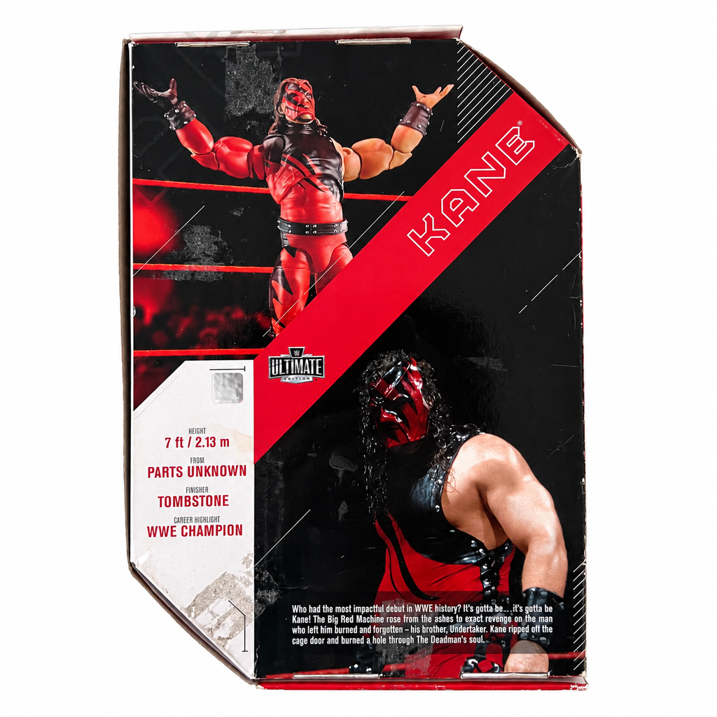 WWE Kane Ultimate Edition 11 Action Figure Mattel Reboxed Dmg Box