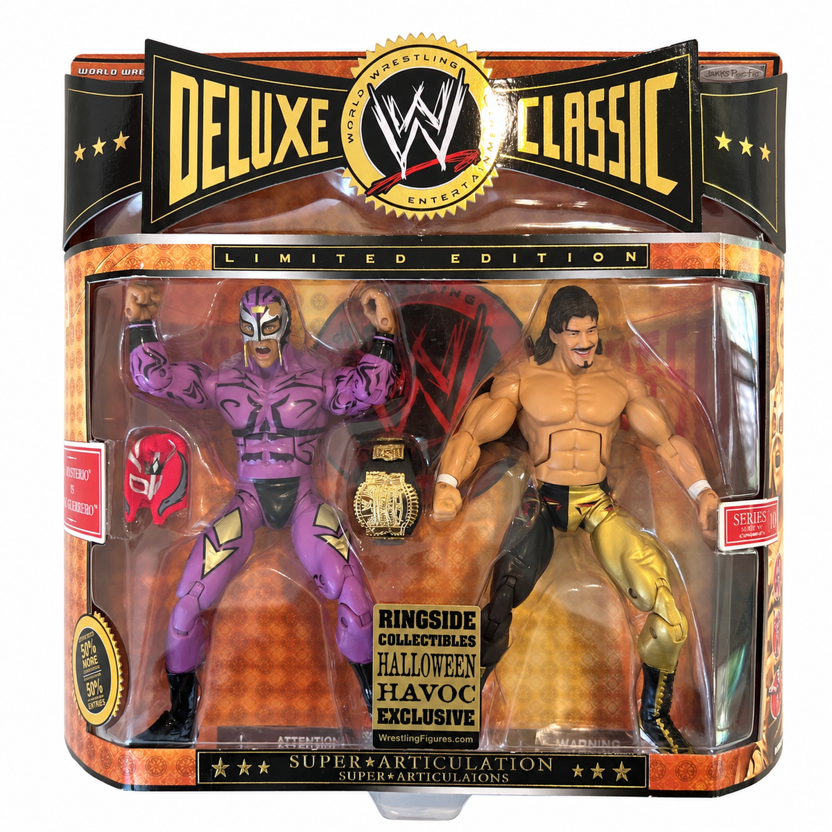 Halloween Rey Mysterio & Eddie Guerrero WWE Classic Superstars 2 Pack Action Figures Jakks