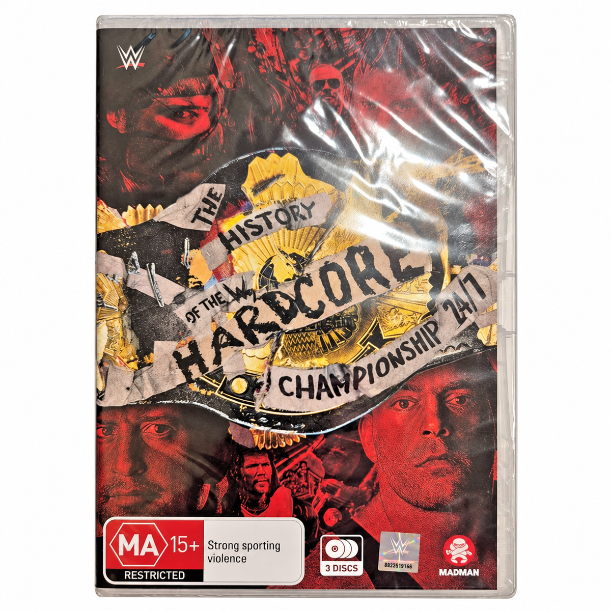 WWE The History of the WWE Hardcore Championship-24/7 (DVD 2016) New Sealed