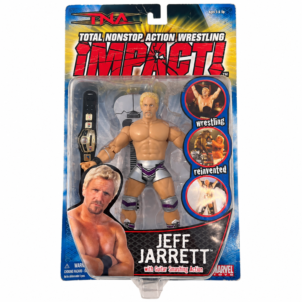 Jeff Jarrett TNA Impact 2005 Marvel ToyBiz Series 1 Wrestling Action Figure WWE