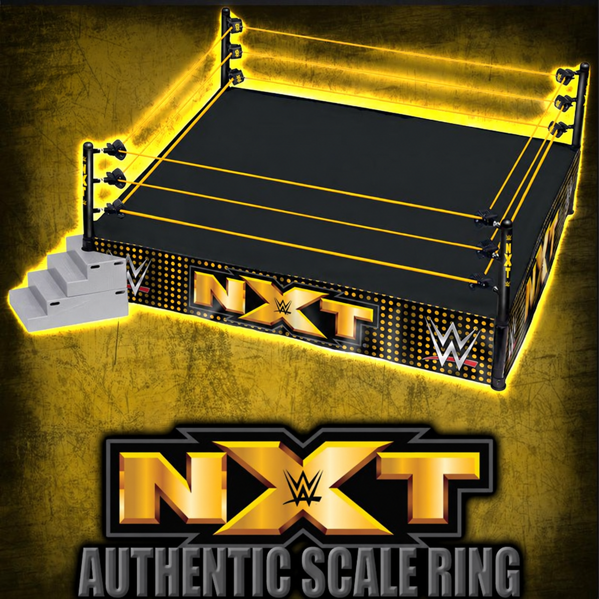 WWE NXT Scale Ring Mattel Playset for Action Figures Rare