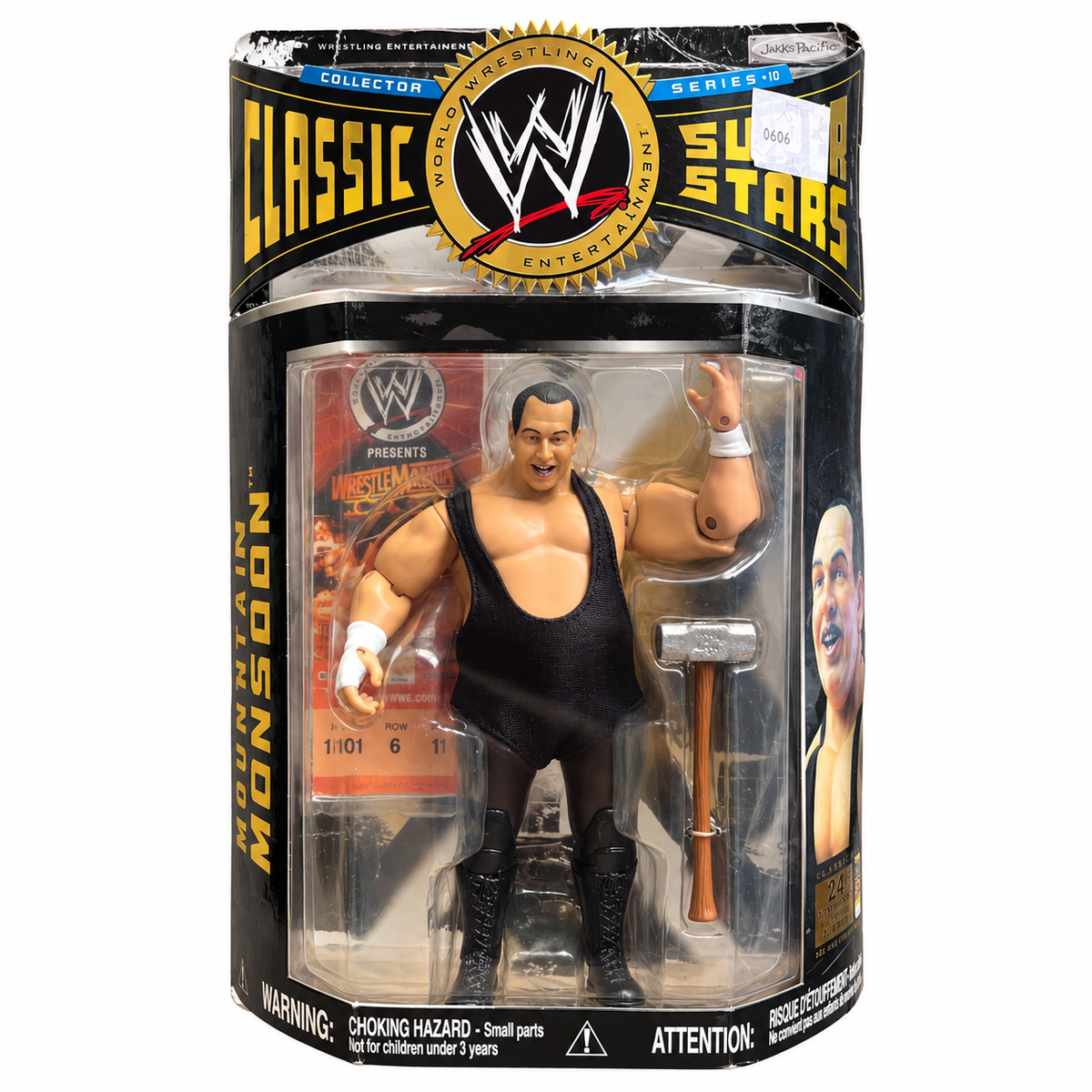 Gorilla Monsoon WWE Classic Superstars Jakks Action Figure