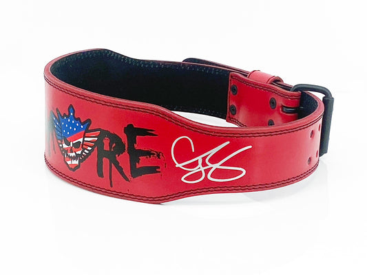 WWE Signed Autographed Cody Rhodes Red Weight Lifting Belt Replica Offical Licensed
