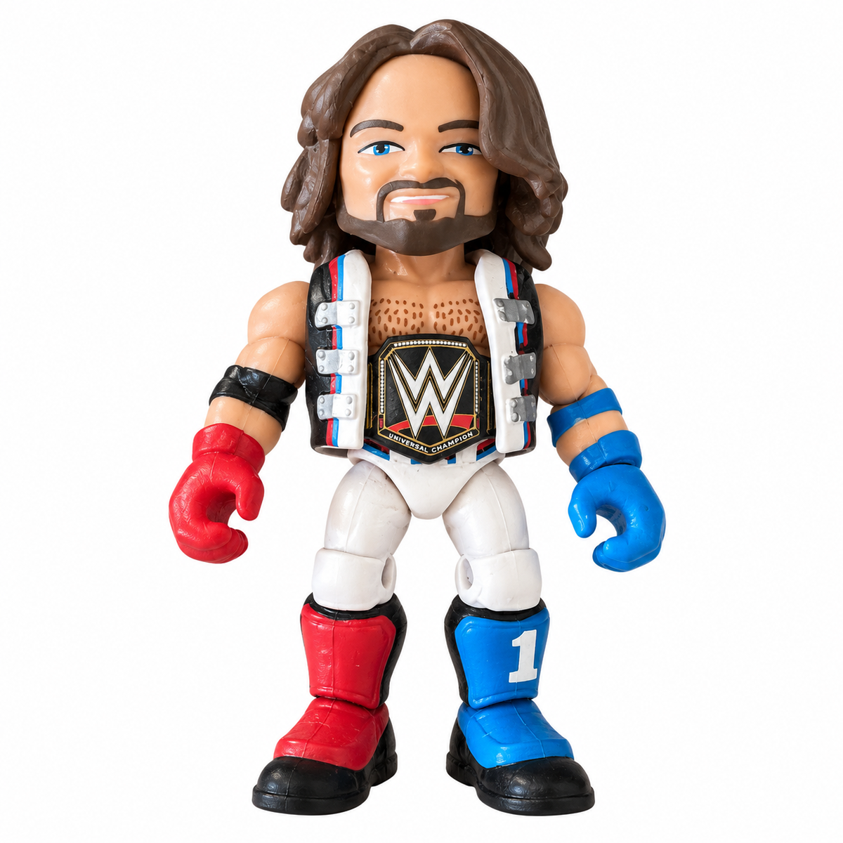 WWE AJ Styles Loyal Subjects Out Of Box Action Figure Mattel 9