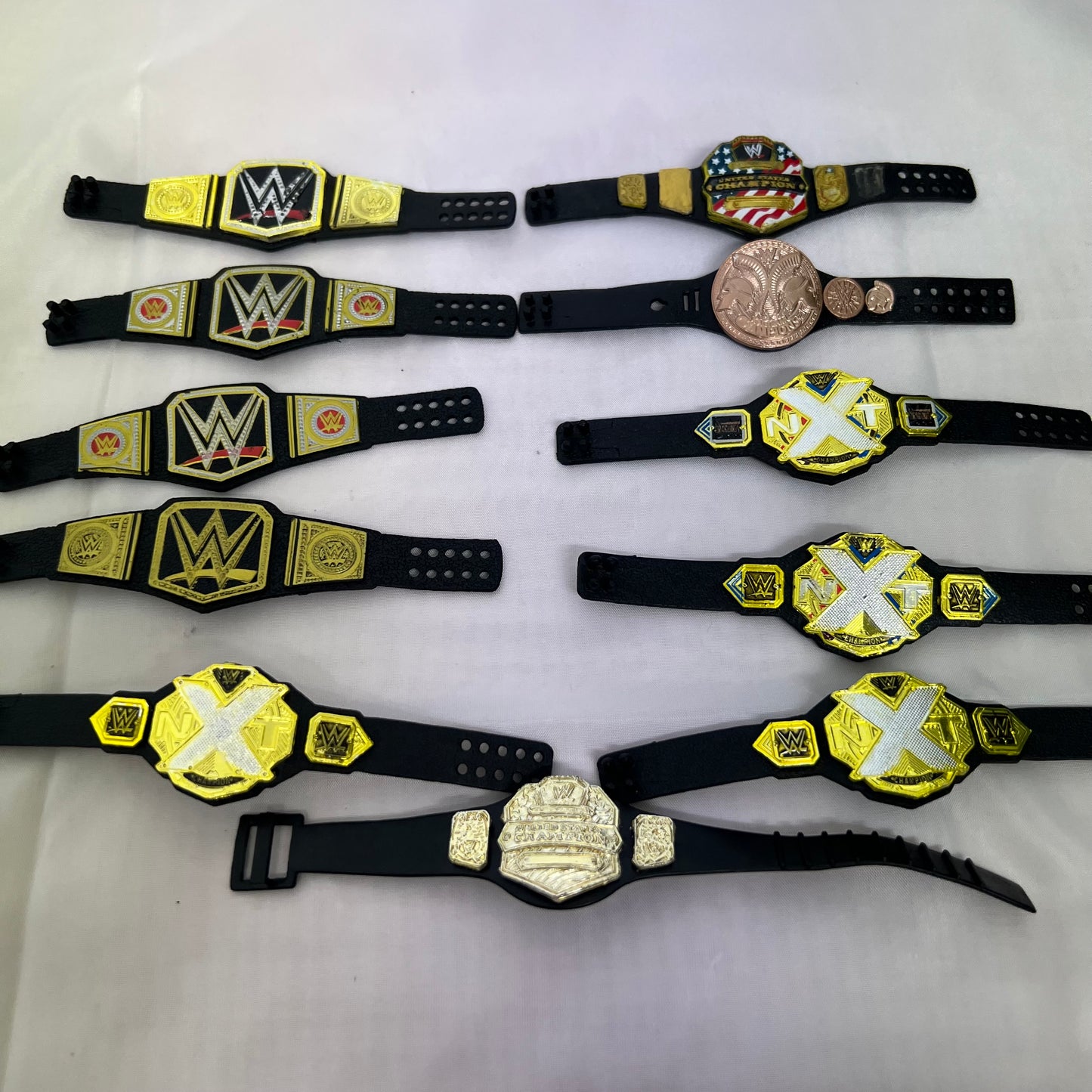 11 x Belts Titles Championships for WWE Action Figures Accessories